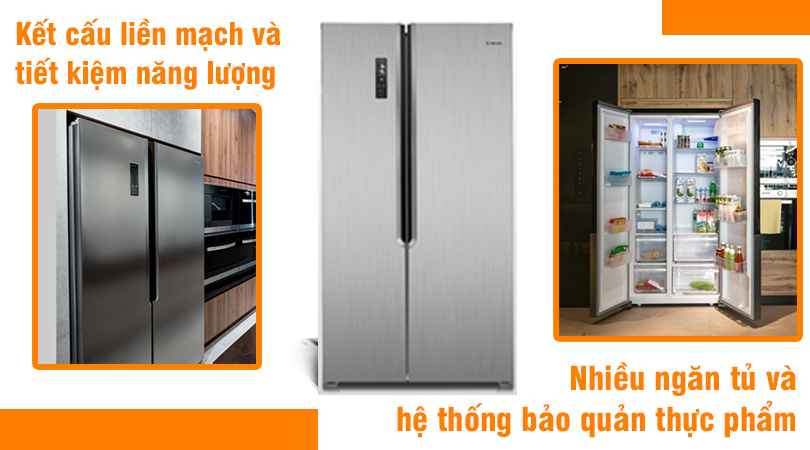 Kết cấu liền mạch và tiết kiệm năng lượng